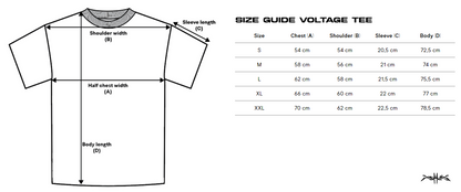 VOLTAGE TEE BLACK